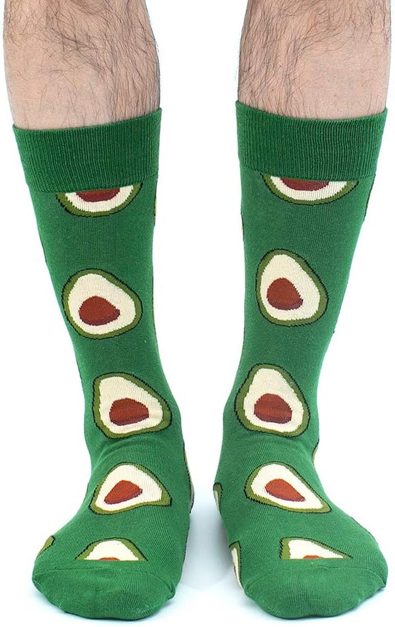 Funny Socks for Men & Women ,Fun Socks ,Crazy Colorful Cool Novelty Cute Dress Socks ,Food Animal Space Socks